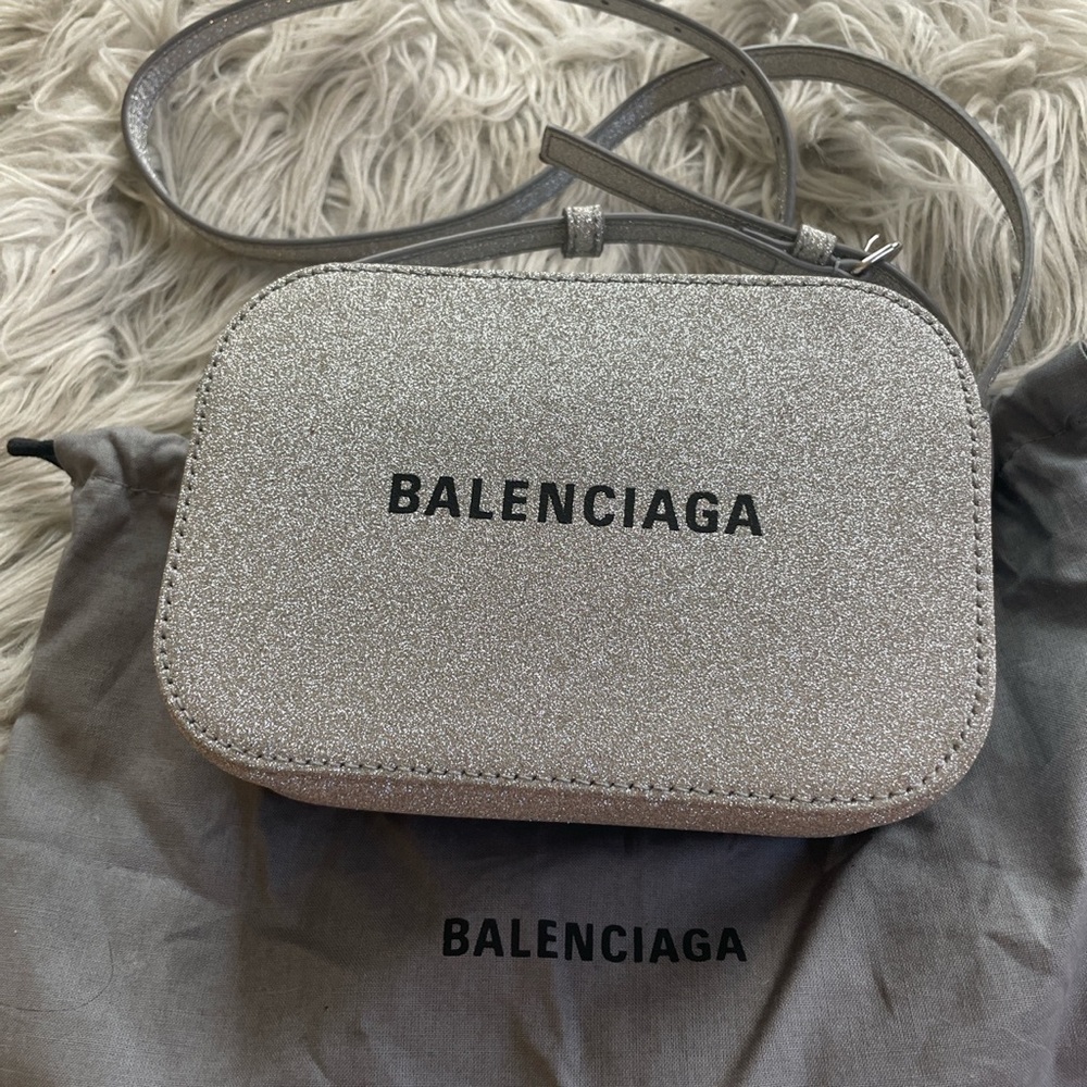 NWT Balenciaga Glitter everyday xs bag